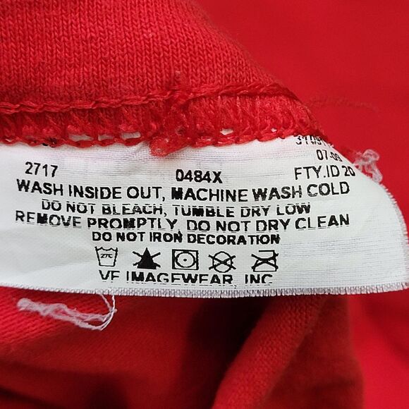 LA Angels Shirt S/M 20x27 Spellout Red - Picture 8 of 13